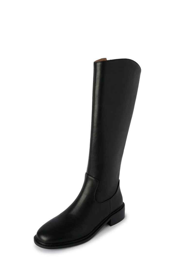 Karin Luna Internet Celebrity Photo  Best-selling in stock Full Leather Basic Long Boots  Winter Essential Combat Boots