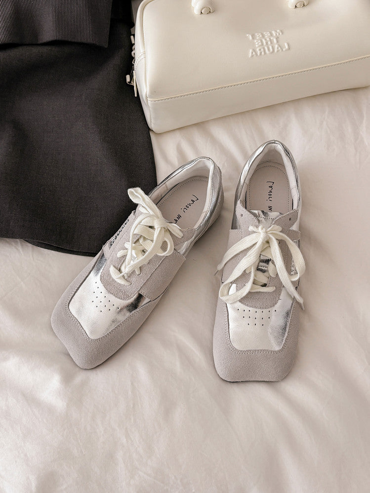 Karin Luna Casual Shoes Series~  In stock Lace-up Thick-soled Deep Mouth Single Shoes