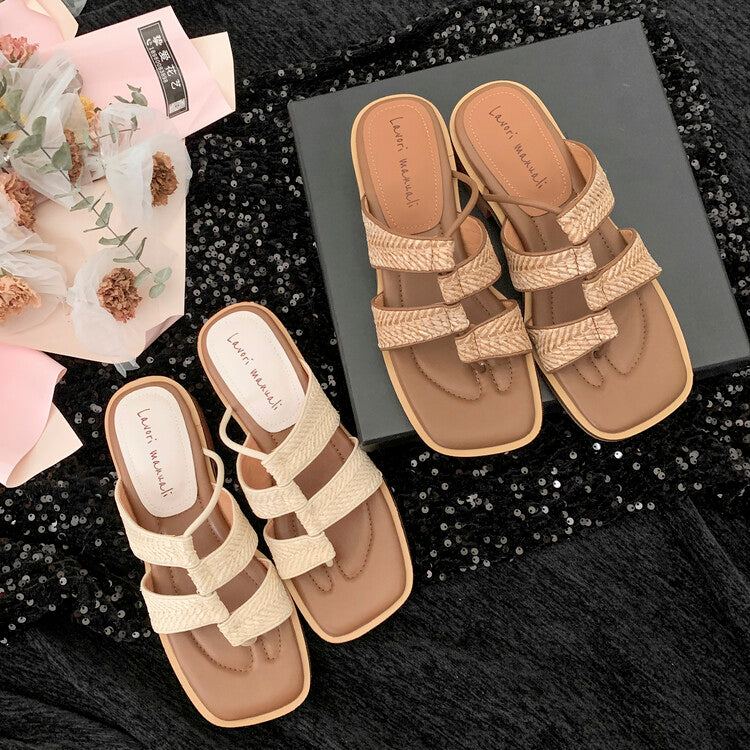 Karin Luna Hot-Selling Series~Resort style with inherent appeal Designed thong sandals