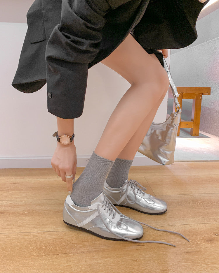 Karin Luna Casual Shoes Series~ Spot Goods Spot Goods Hot-selling Lace-up Hidden Heel Deep Mouth Single Shoes