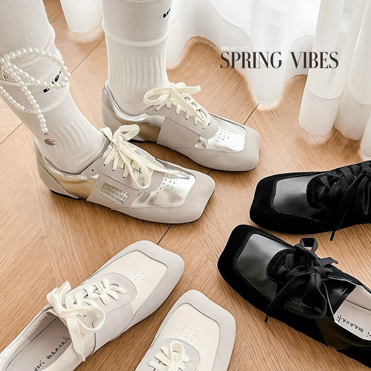 Karin Luna Casual Shoes Series~  In stock Lace-up Thick-soled Deep Mouth Single Shoes