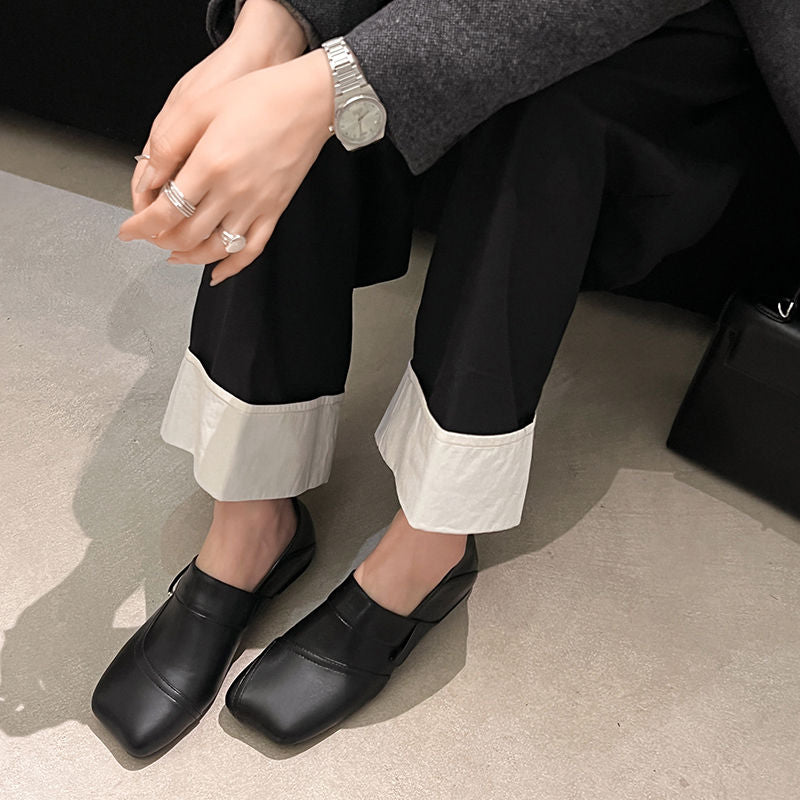 Karin Luna Casual Shoes Series~  In Stock Hot-Selling Versatile Lace-Up Thick-Soled Deep Mouth Single Shoes