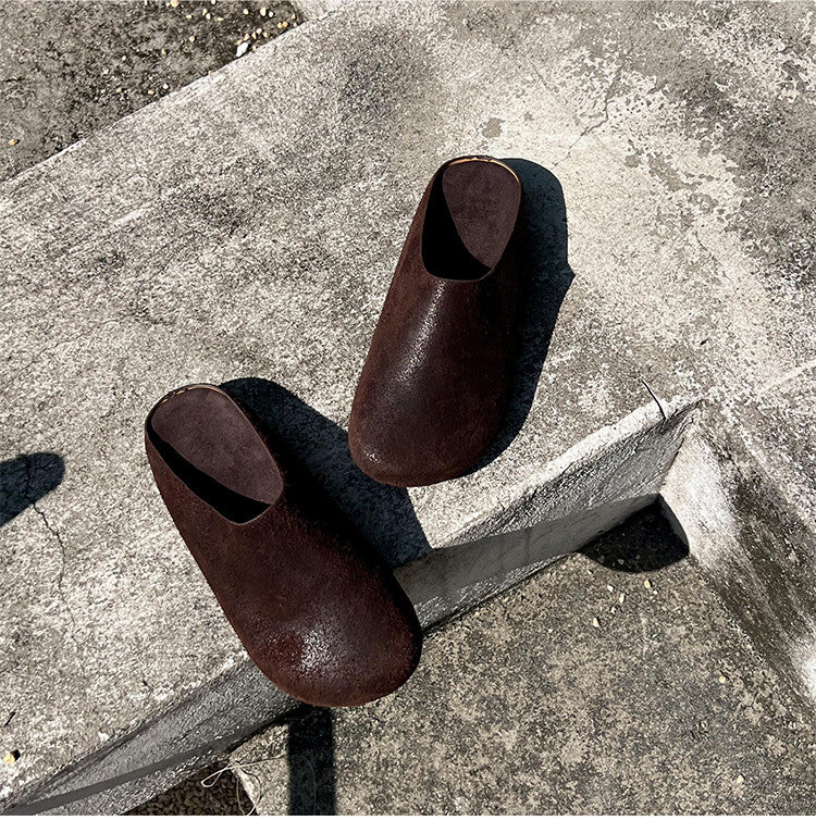 Karin Luna Full Layer Inside and Out~Spot Goods Spot Goods Basic Versatile Mules Slippers