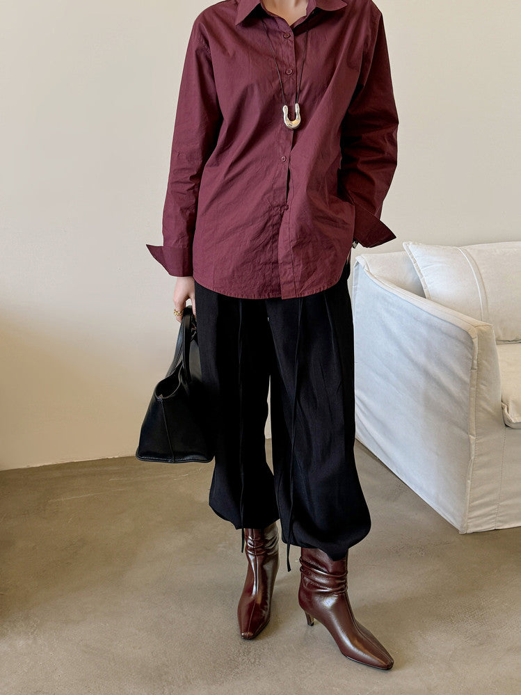 Karin Luna In Stock Spot Goods  Retro Wrinkled Small Square Toe Short Boots