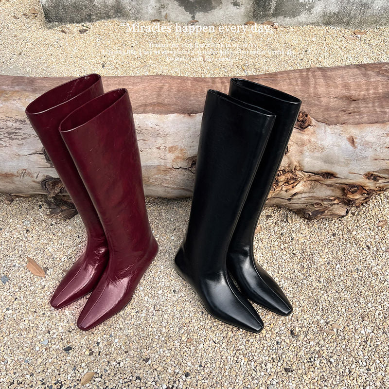 Karin Luna Retro Style  Flat Long Boots