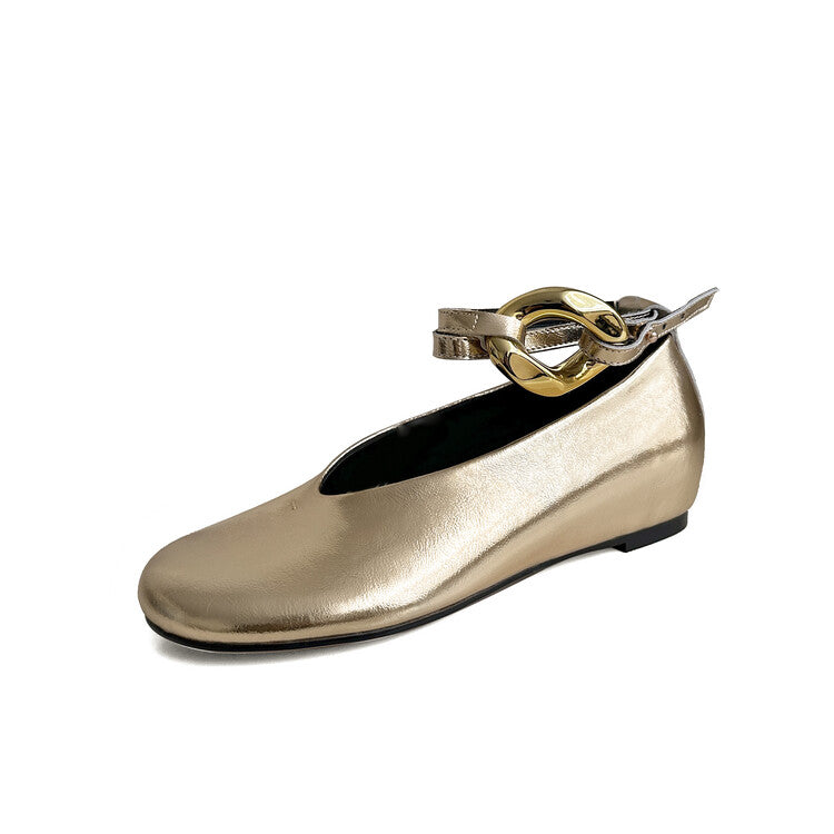 Karin Luna Big Hit Extremely purple~ Slimming V Detachable Two-Way Wear da Brand Height-Increasing Mary Jane Flats