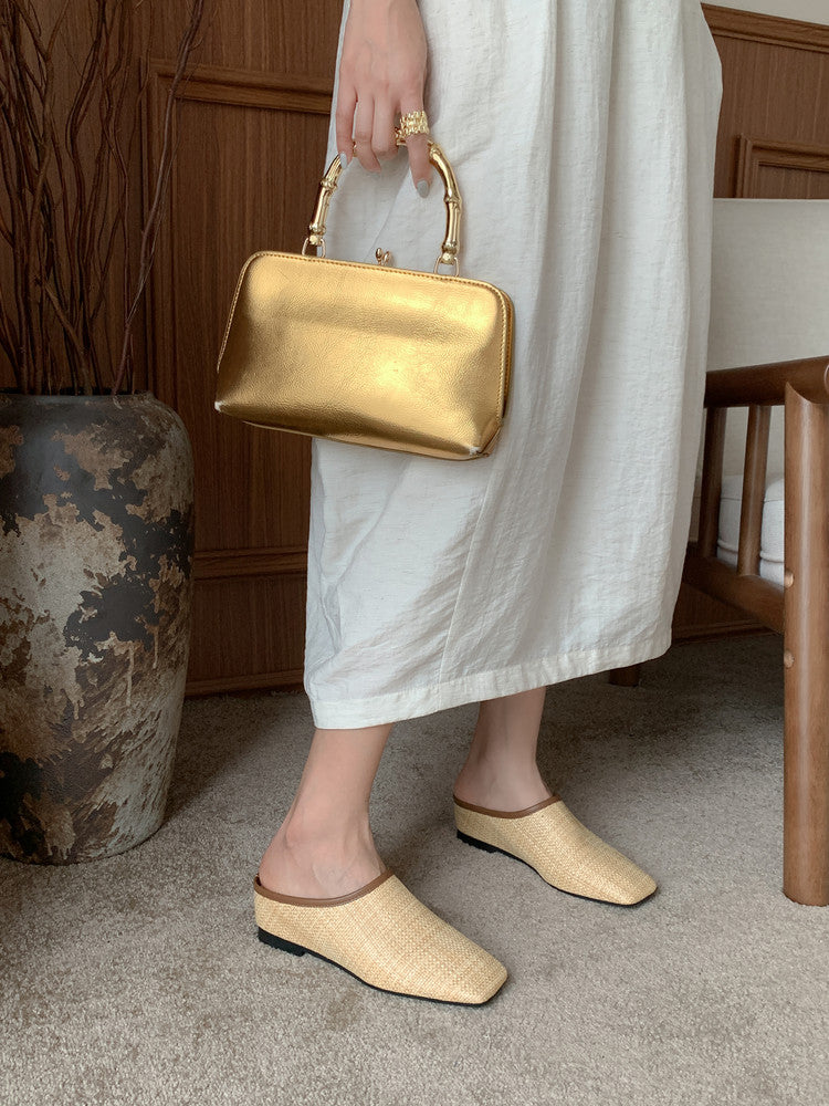 Karin Luna In Stock Spot Goods Baotou Vacation Style Height-Increasing Slippers