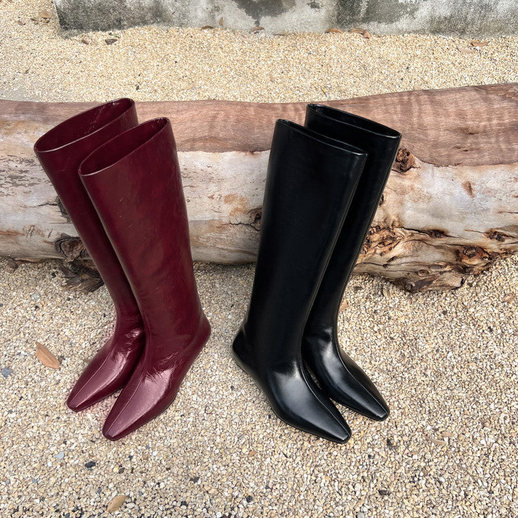 Karin Luna Retro Style  Flat Long Boots