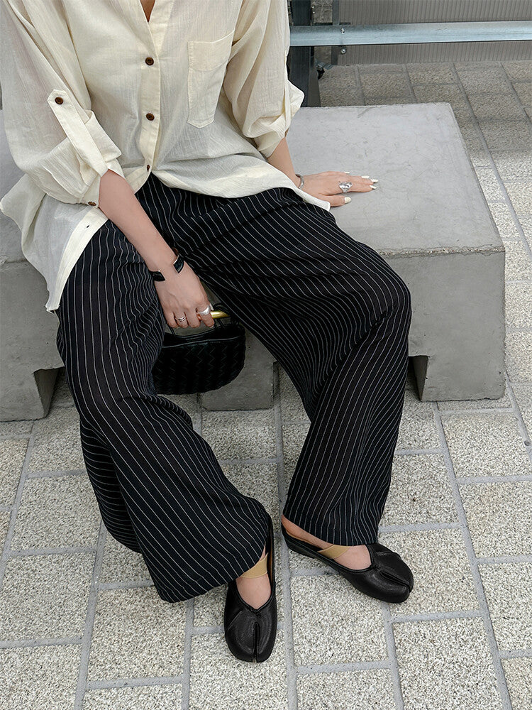 Karin Luna Classic Split-Toe Shoes  Explosive Pattern One-Strap Mary Jane Height-Increasing Full Leather Closed-Toe Slippers