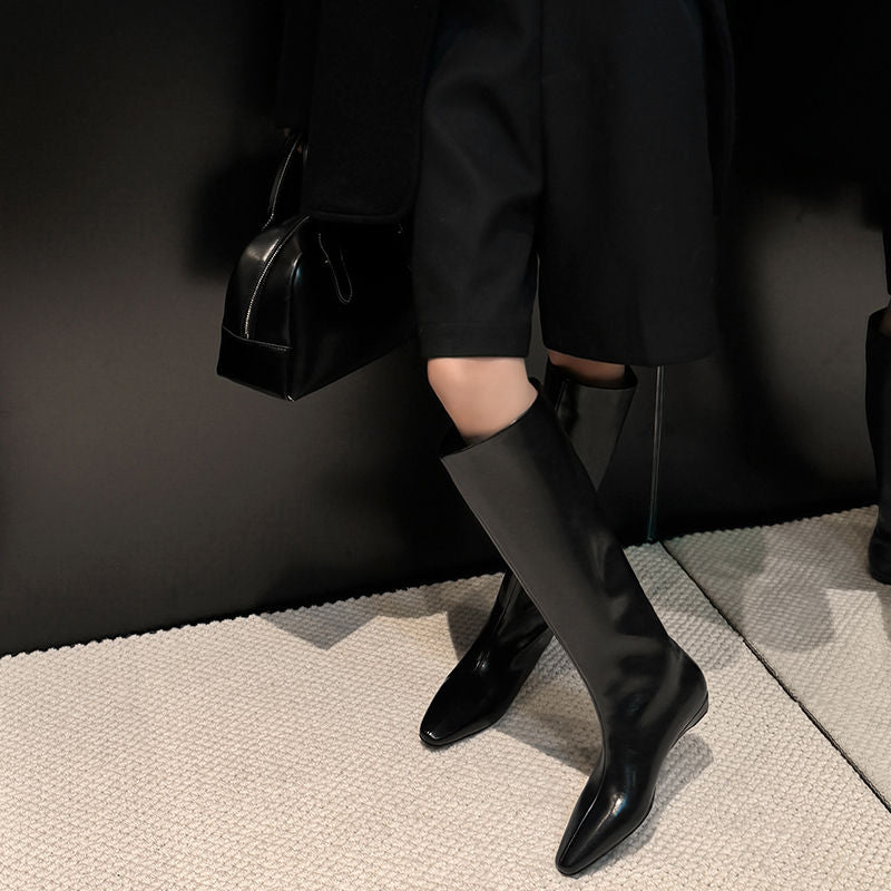 Karin Luna Retro Style  Flat Long Boots