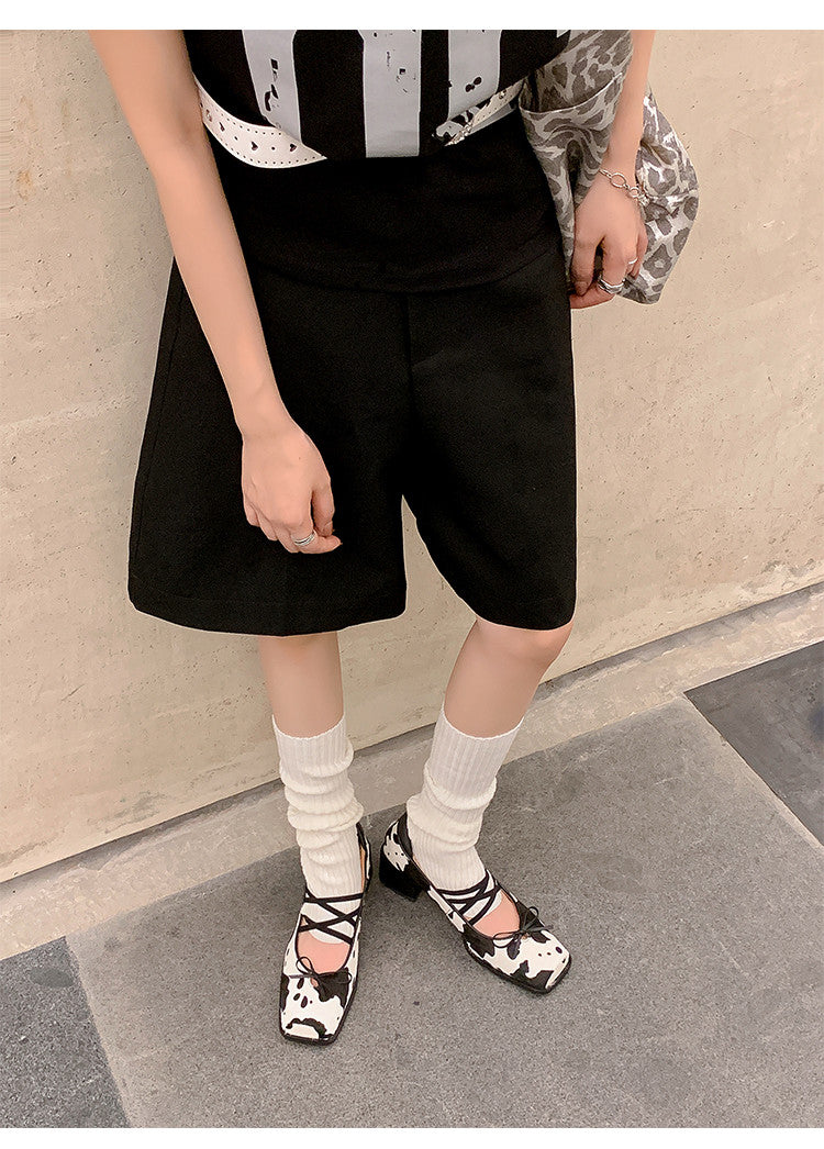 Karin Luna Hot Item Hot Item Xiaohongshu Hot Item  Comes with Bowknot Mary Jane Flats