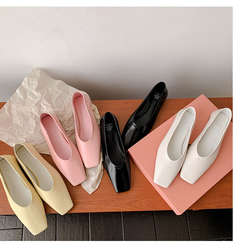Karin Luna has prepared stock  Full leather inside and out  Top Layer Horse Oil Cowhide Shallow Mouth Nursing Mary Jane Shoes