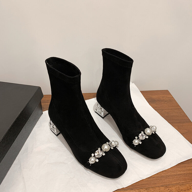 Karin Luna Hot-Selling In Stock  Dynamic Rhinestone One-Strap Vintage Style  Slimming Leggings