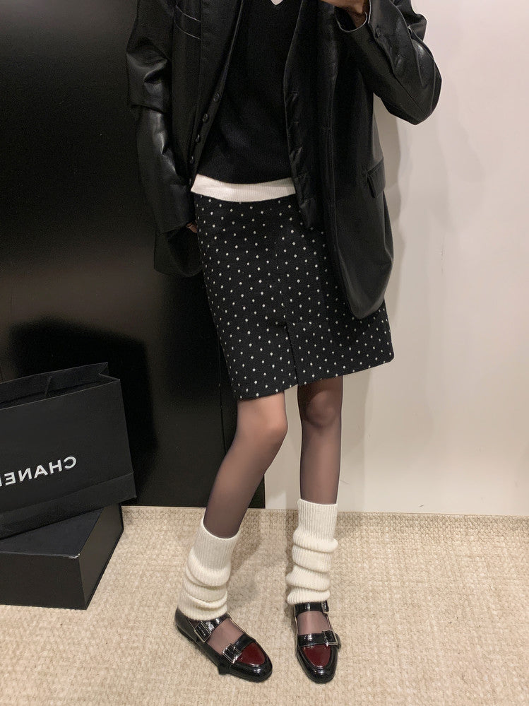 Karin Luna In Stock Spot Goods One-Strap Height-Increasing Belt Buckle Single Shoes