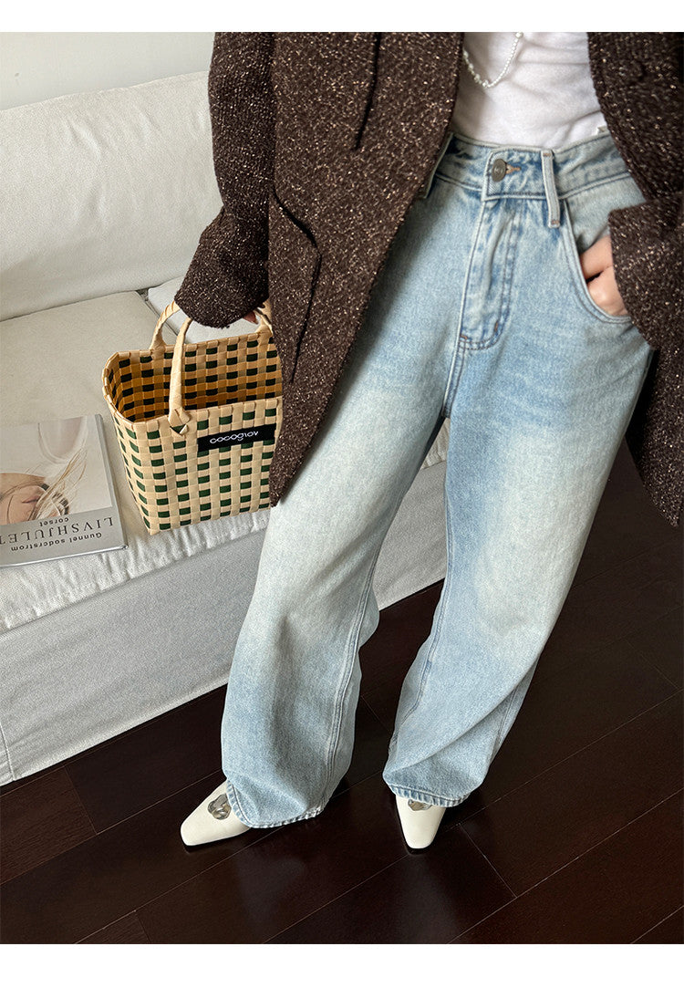 Karin Luna In Stock Spot Goods  Small Metal Decoration Thick Heel Single Shoes
