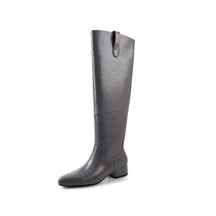 Karin Luna In Stock In Stock Classic Slip-On Straight Long Boots