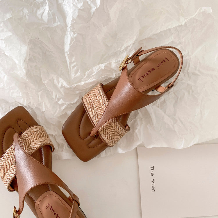 Karin Luna Classic Style  In stock  Basic versatile vacation style thong sandals