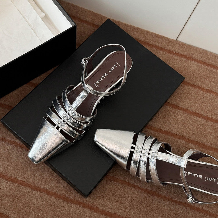 Karin Luna Classic Old Money Style Closed Toe Sandals