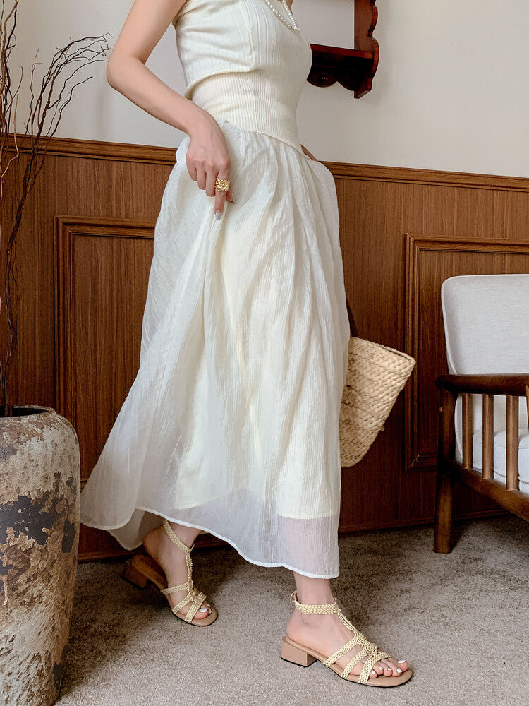 Karin Luna In Stock Spot Goods  Bohemian Handwoven Style  Fluffy feel Super versatile round-toe sandals