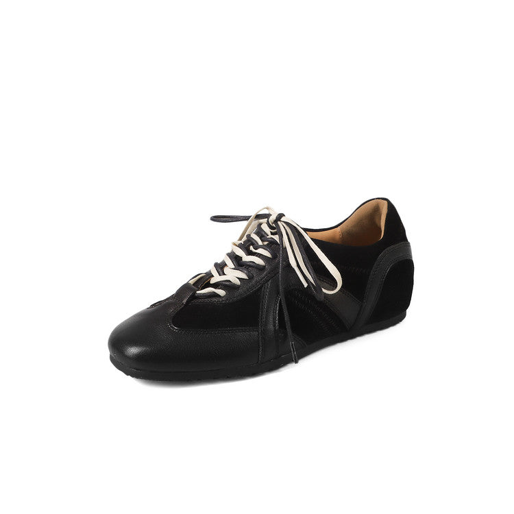 Karin Luna In Stock Spot Goods Casual Style Suede Lace-Up Height-Increasing Popular Single Shoes
