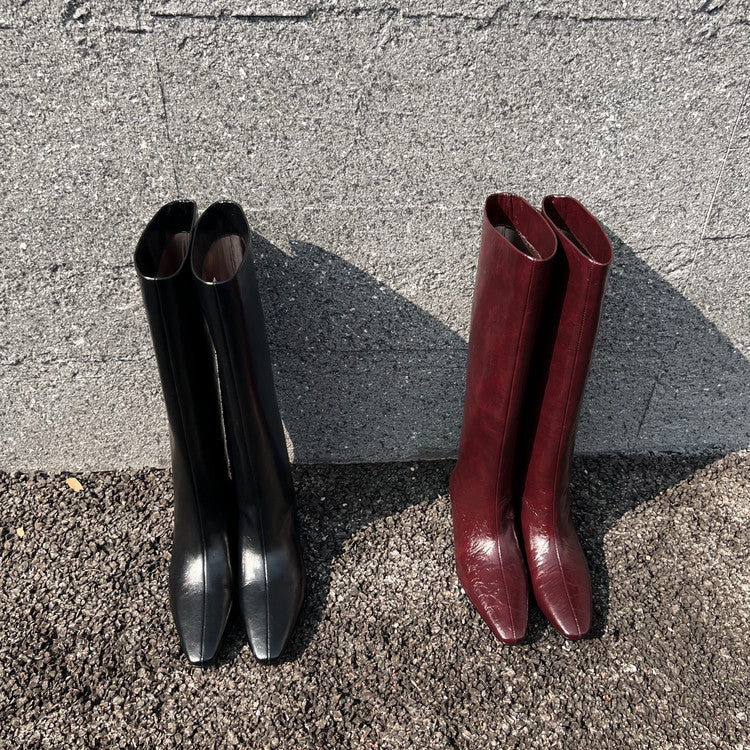 Karin Luna Retro Style  Flat Long Boots