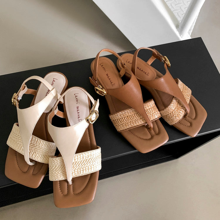 Karin Luna Classic Style  In stock  Basic versatile vacation style thong sandals