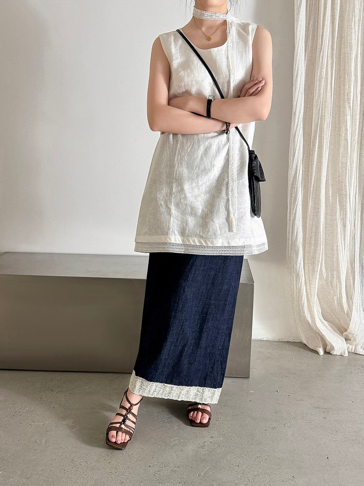 Karin Luna Bohemian Vacation Style~Square Toe Open Toe Sandals
