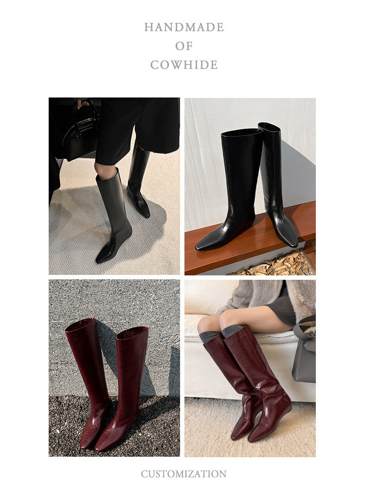 Karin Luna Retro Style  Flat Long Boots