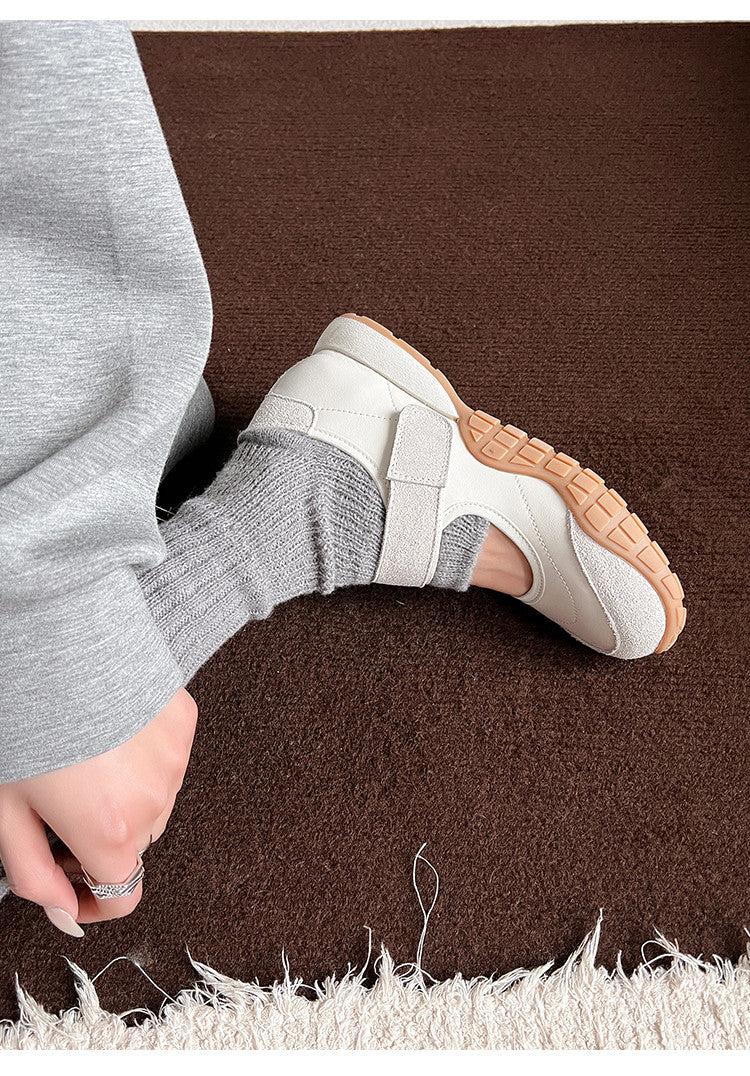 Karin Luna Casual Sports Bottom  Magic Tape Round Toe Casual Style Single Shoes