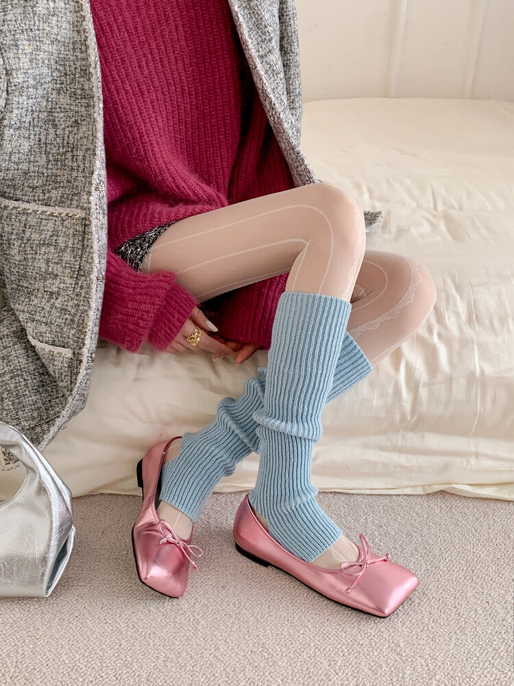 Karin Luna In Stock Spot Goods  Hurry up and grab this hot item!！Square-Toed Flat Granny Shoes