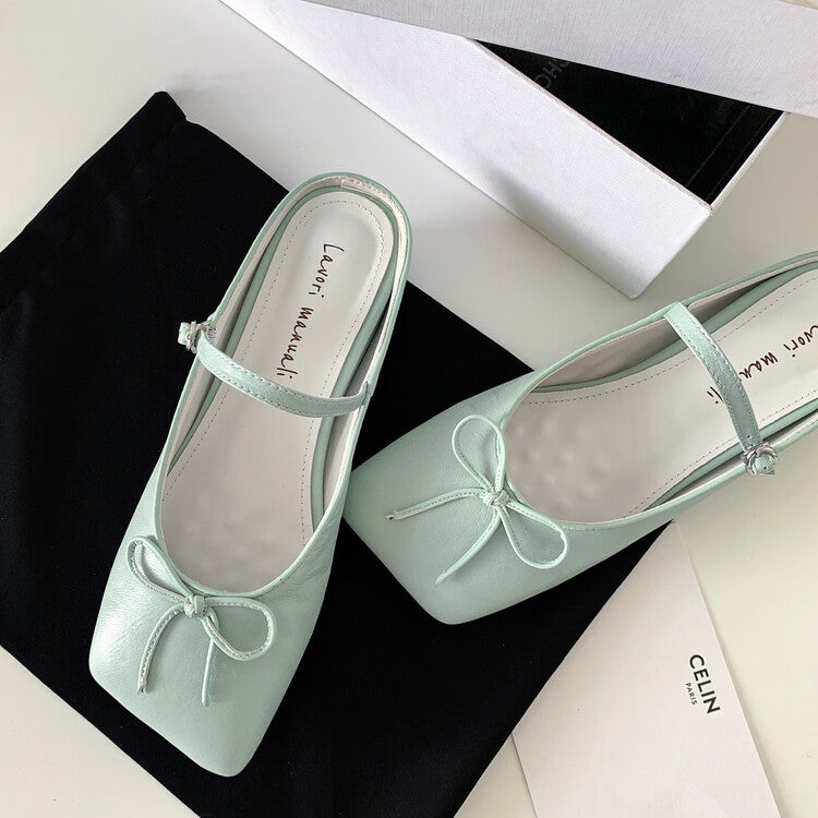 Karin Luna Hot-Selling Derivative Edition~Comes with data plan included Must-have Butterfly Knot Closed-Toe Height-Increasing Slippers
