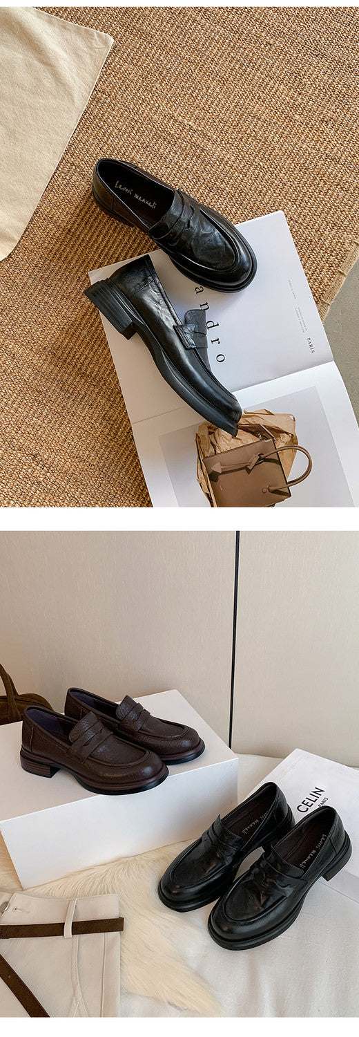 Karin Luna Classic Style British Style Loafers