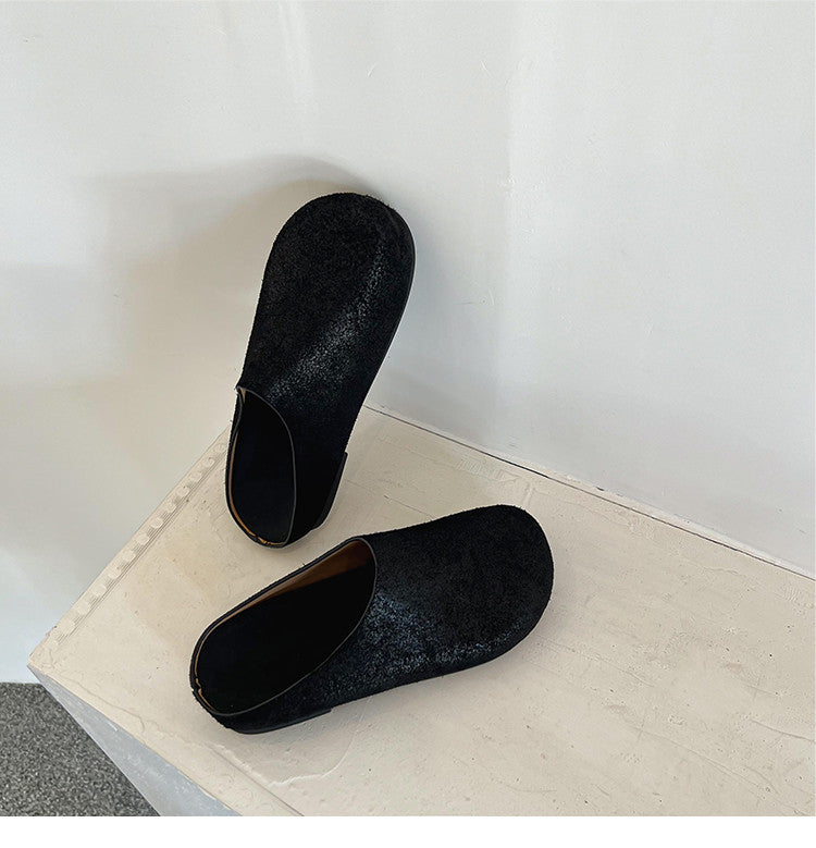 Karin Luna Full Layer Inside and Out~Spot Goods Spot Goods Basic Versatile Mules Slippers