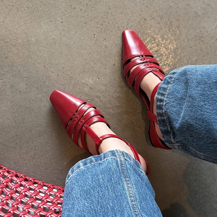 Karin Luna Classic Old Money Style Closed Toe Sandals
