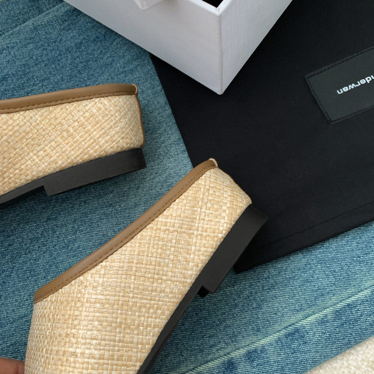 Karin Luna In Stock Spot Goods Baotou Vacation Style Height-Increasing Slippers