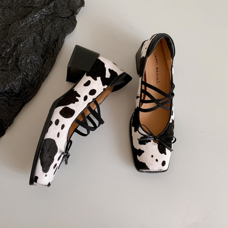 Karin Luna Hot Item Hot Item Xiaohongshu Hot Item  Comes with Bowknot Mary Jane Flats