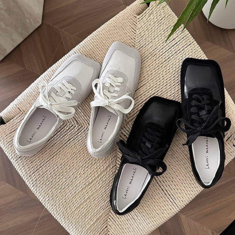 Karin Luna Casual Shoes Series~  In stock Lace-up Thick-soled Deep Mouth Single Shoes