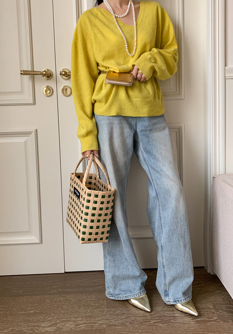 Karin Luna In Stock Spot Goods    Vintage Classic Style Shallow Mouth Single Shoes