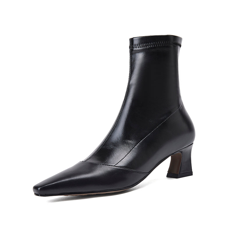 Karin Luna In Stock In Stock Slim Boots Series！Chunky Heel Ankle Boots