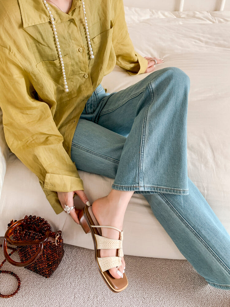 Karin Luna Hot-Selling Series~Resort style with inherent appeal Designed thong sandals