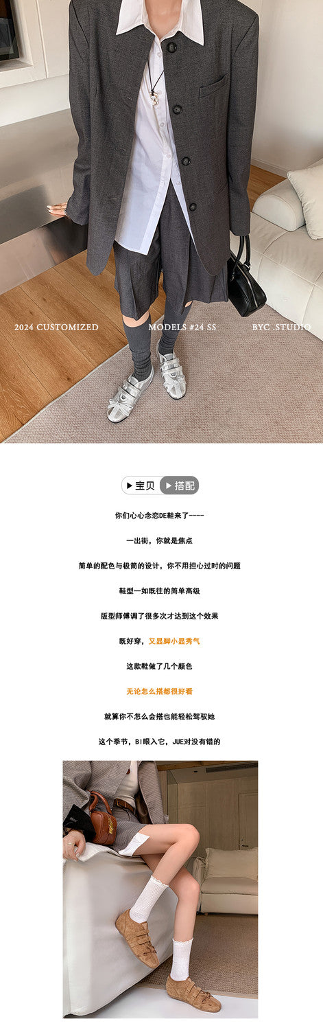 Karin Luna Casual Shoes Series~  In stock Hot-Selling Magic Tape Height-Increasing Deep Mouth Single Shoes