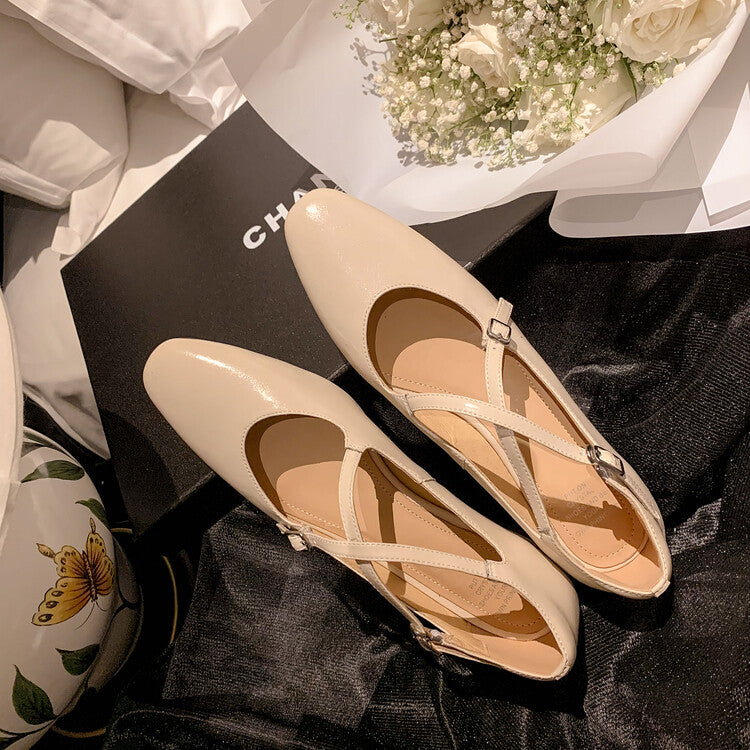 Karin Luna Bestseller Available for sale all seasons Mary Jane with built-in data Full Leather Single Shoes Go ahead with confidence