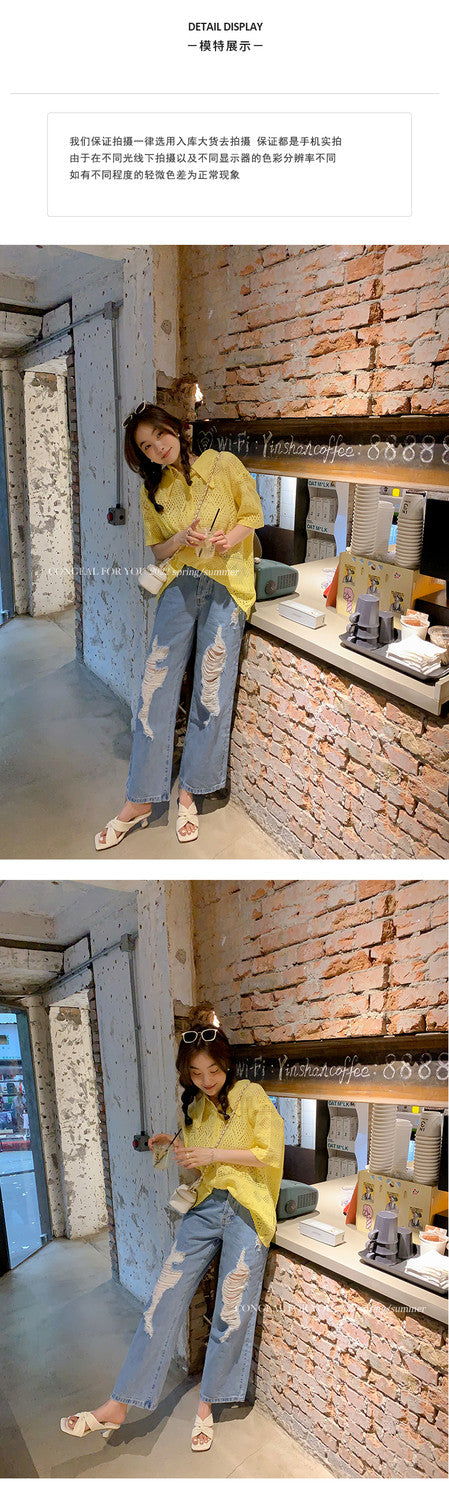Karin Luna In Stock In Stock  Comfortable Cross Strap  Airy High Heel Square Toe Slippers