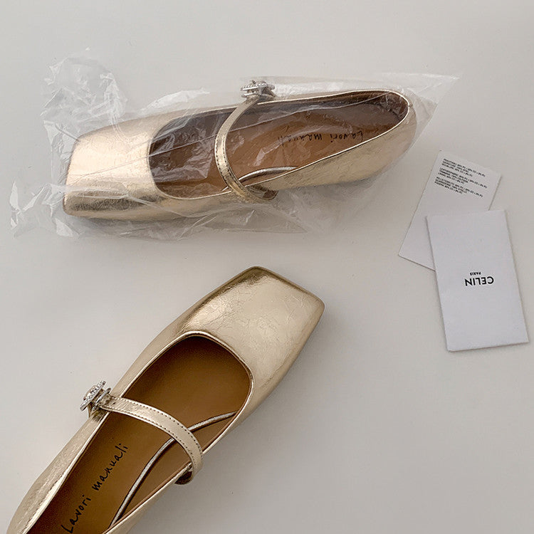 Karin Luna In Stock Spot Goods Vintage Mary Jane Single Strap Shoes