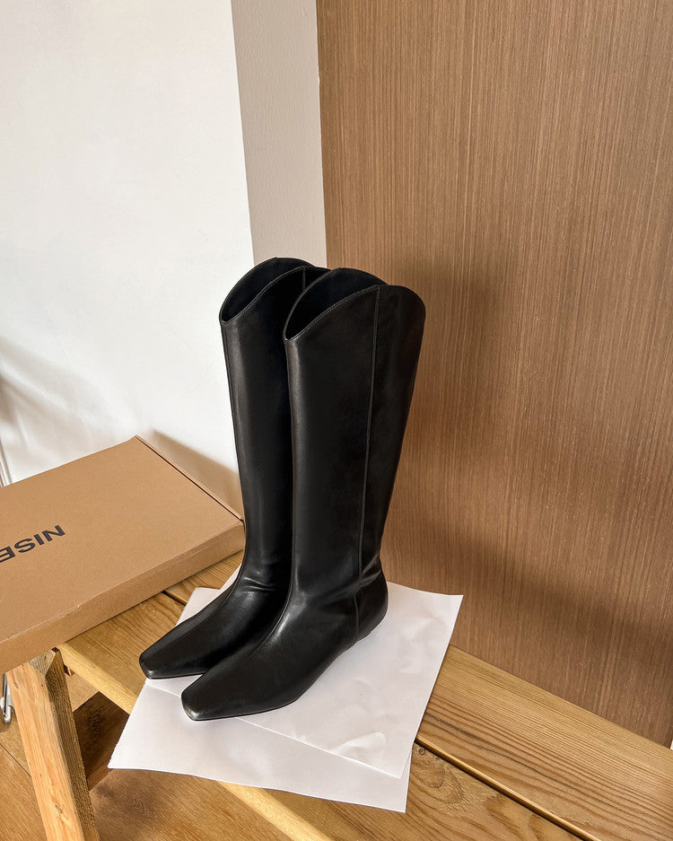 Karin Luna In Stock Spot Goods  Pointed Toe v Slimming Western Boots