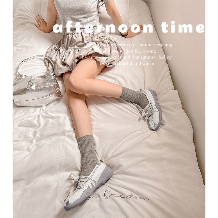 Karin Luna Casual Shoes Series~  In Stock Hot-Selling Versatile Lace-Up Casual Deep Mouth Flats