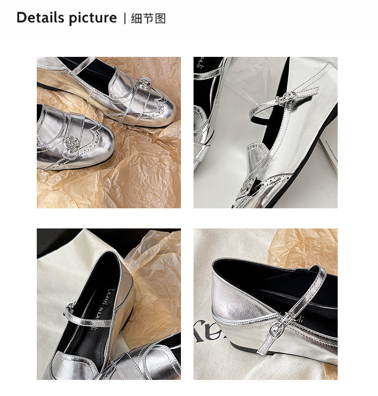 Karin Luna In Stock In Stock Vintage Mary Jane Series·Single Strap Flats