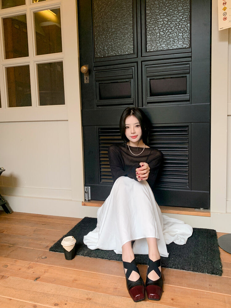Karin Luna In Stock  Spot Goods  Lost in a Flash~Full Grain Leather Inside and Out Pig Nose Style Mainly Recommended Popular Ballet Shoes