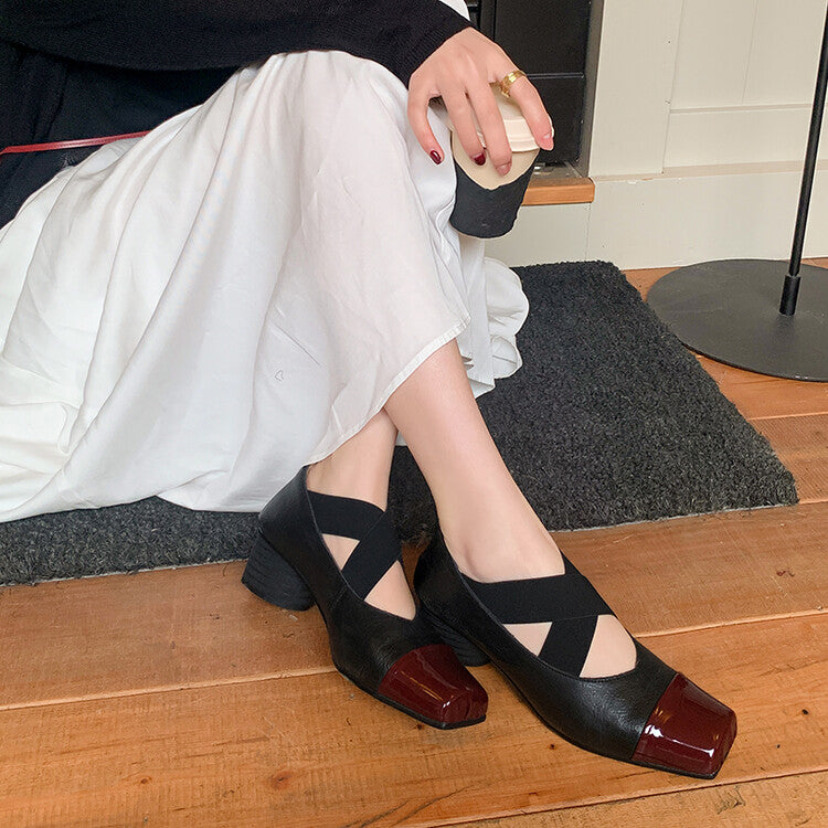 Karin Luna In Stock  Spot Goods  Lost in a Flash~Full Grain Leather Inside and Out Pig Nose Style Mainly Recommended Popular Ballet Shoes