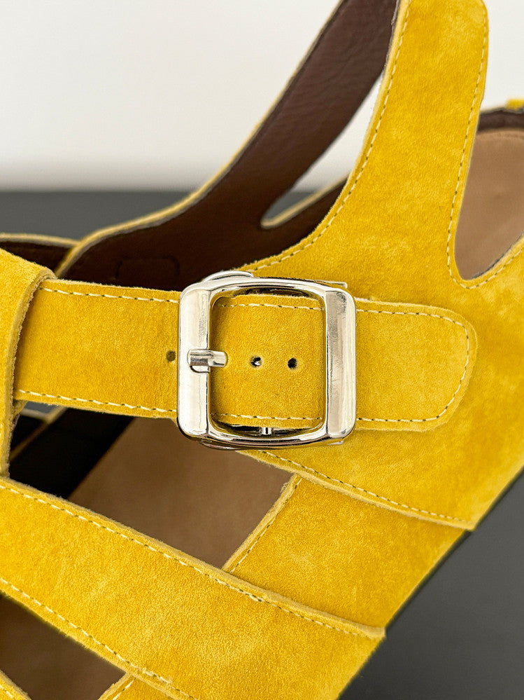 Karin Luna Full Layer Inside and Out~Basic Versatile Perforated Round Toe Birkenstock Shoes